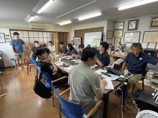 今日は！韓国からのお客さまでした。