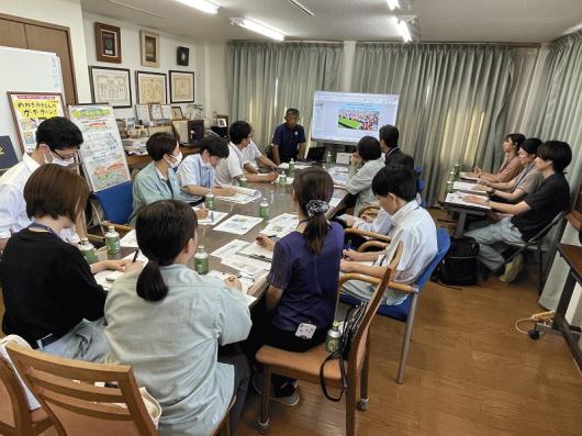 西部農林事務所の若手職員研修でした。